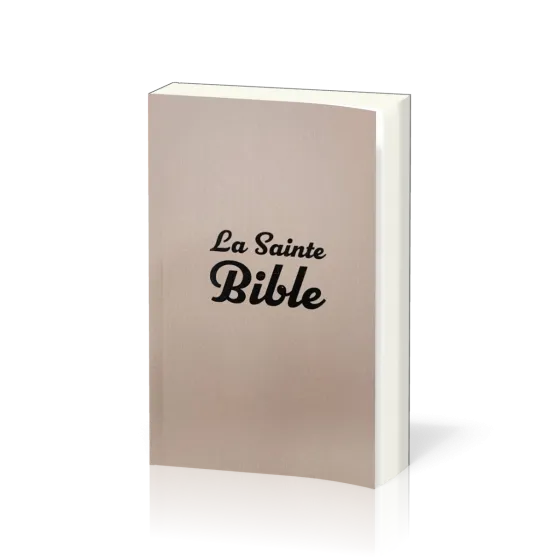 Bible Segond 1910, compacte éco - souple, crème