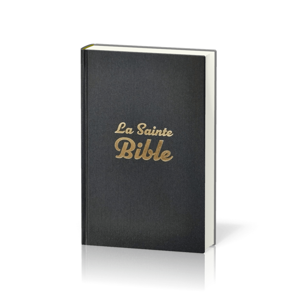 Bible Segond 1910, compacte éco - rigide gris anthracite