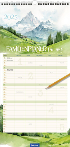 Kalender Familienplaner - für uns