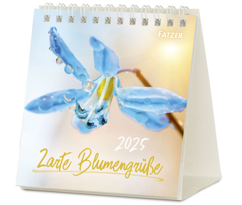 Zarte Blumengrüsse - Tischkalender