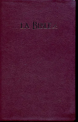 BIBEL SEGOND 21 FIBRO GOLDSCHNITT, BORDEAUX