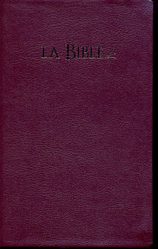 BIBEL SEGOND 21 FIBRO GOLDSCHNITT, BORDEAUX