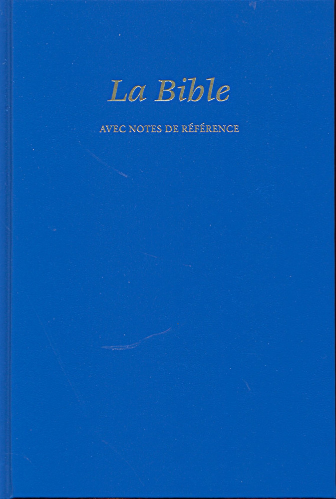 Bible avec notes de référence, Segond 21, bleue - couverture rigide, skyvertex