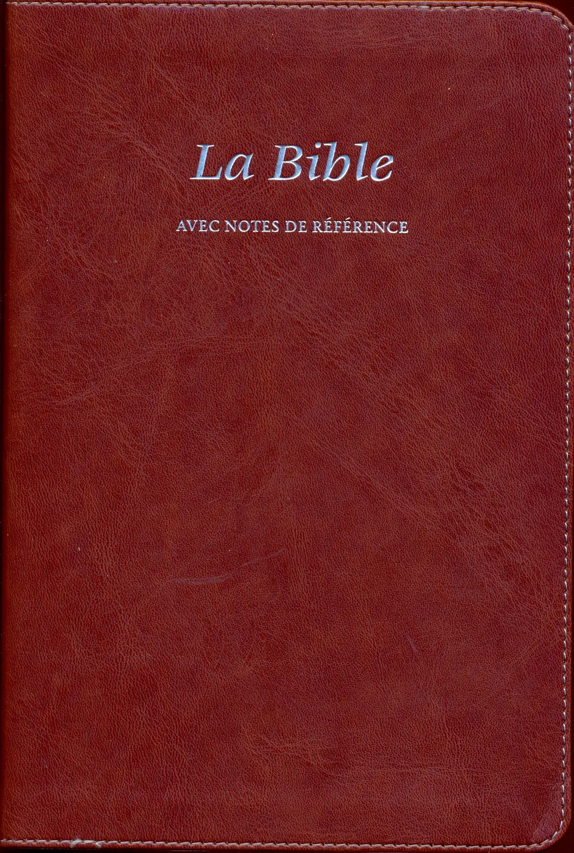 Bible avec notes de référence, Segond 21, brune - couverture souple, vivella avec onglets