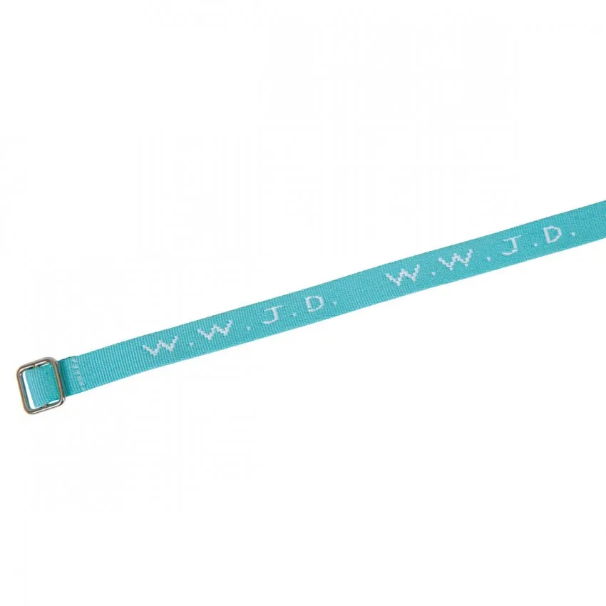 Bracelet "WWJD" bleu ciel