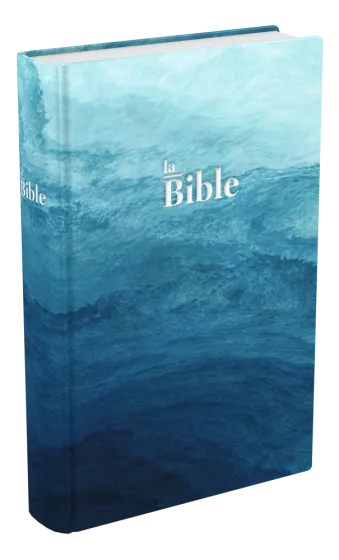 Französisch - Bible Darby, format compact, bleu quadri - couverture rigide