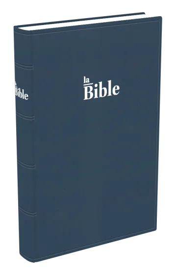 Bible Darby, grand format, souple bleu