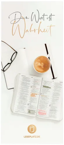 Lesezeichen Dein Wort - Dein Wort ist Wahrheit