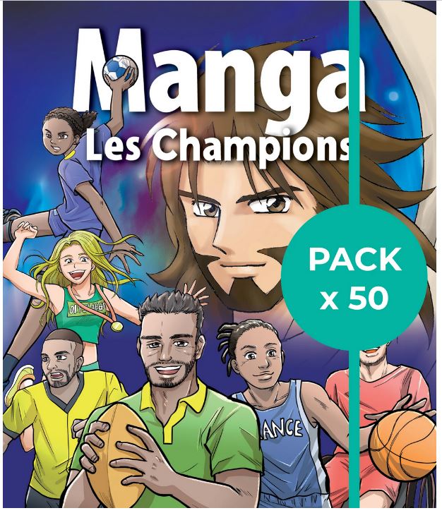 Manga Les Champions [Lot de 50] - (édition sportive de l'Évangile en manga)