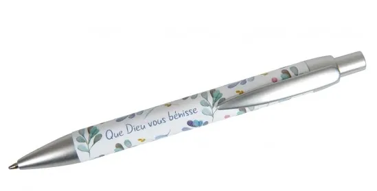 Stylo à bille « Que Dieu vous bénisse » - Encre bleue