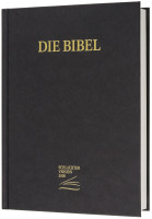 Allemand, Bible Schlachter 2000, grandes lettres, reliure cousue