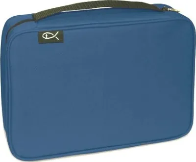 Sacoche Bible, Taille L, bleu marine