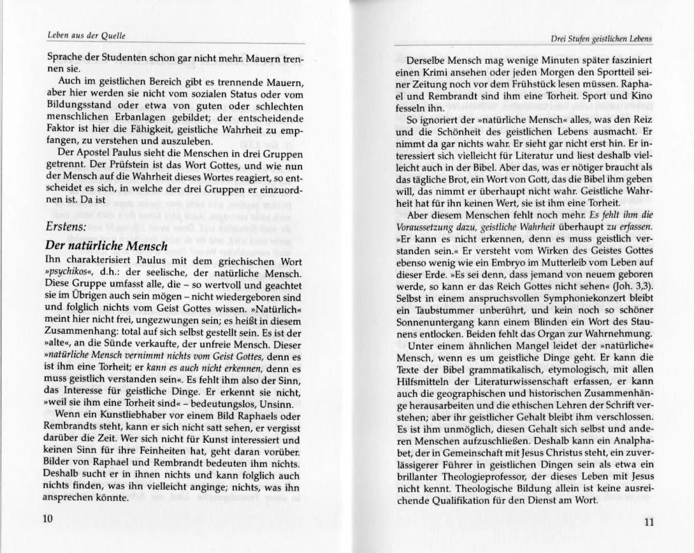 Leben aus der Quelle - Der Weg zum geisterfüllten Christsein