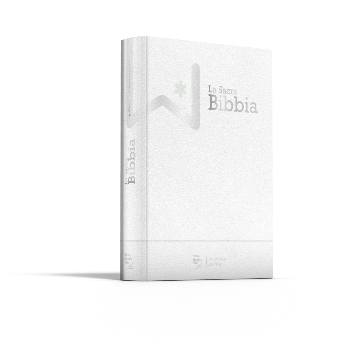 Italien, NR2006, Bible à parallèles - couverture souple en fibrocuir blanc