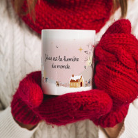 Mug Noël « Jésus est la lumière du monde »