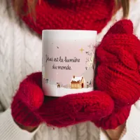 Mug Noël « Jésus est la lumière du monde »