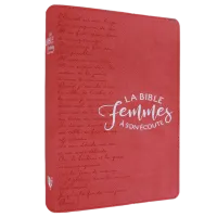 Bible Segond 1910, Femmes à son écoute - corail & texte, couverture souple [nouvelle édition] - FASE