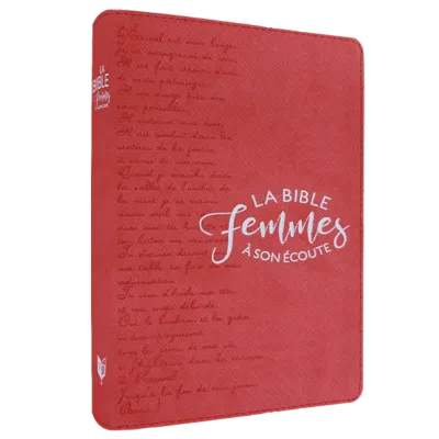 Bible Segond 1910, Femmes à son écoute - corail & texte, couverture souple [nouvelle édition] - FASE