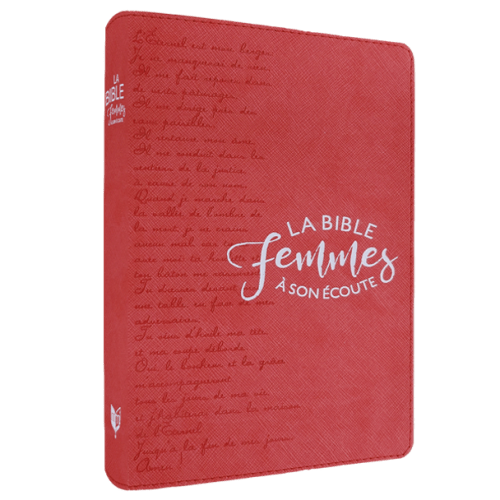 Bible Segond 1910, Femmes à son écoute - corail & texte, couverture souple [nouvelle édition] - FASE