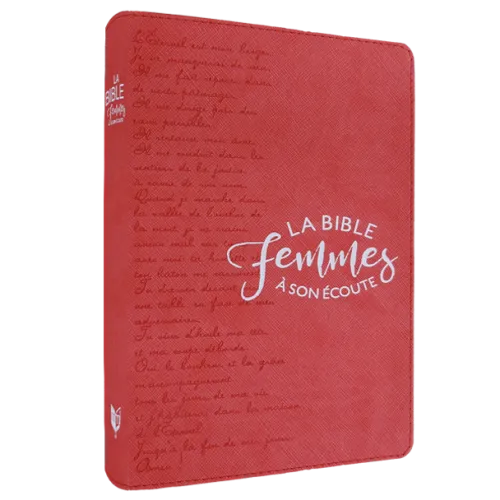 Bible Segond 1910, Femmes à son écoute - corail & texte, couverture souple [nouvelle édition] - FASE