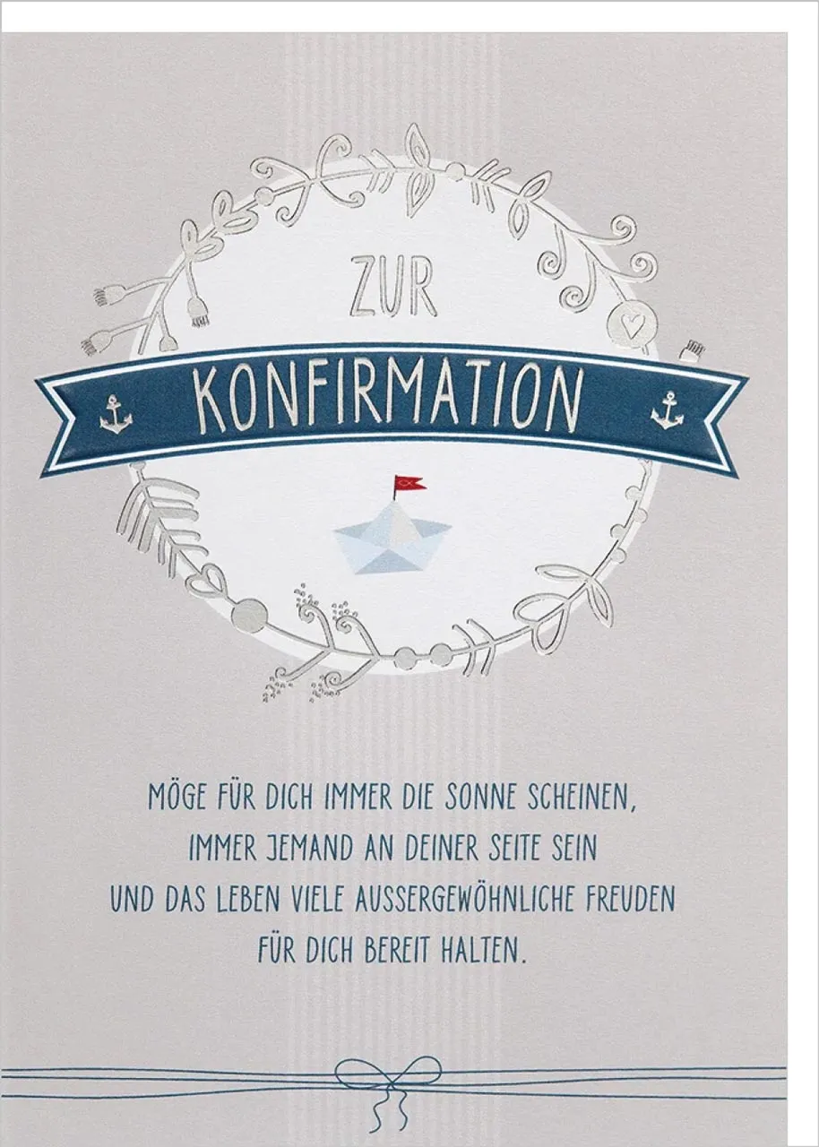 Faltkarten Zur Konfirmation Gottes Segen