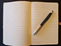 Carnet de notes Matthieu 17:20 - A5 liège et toile