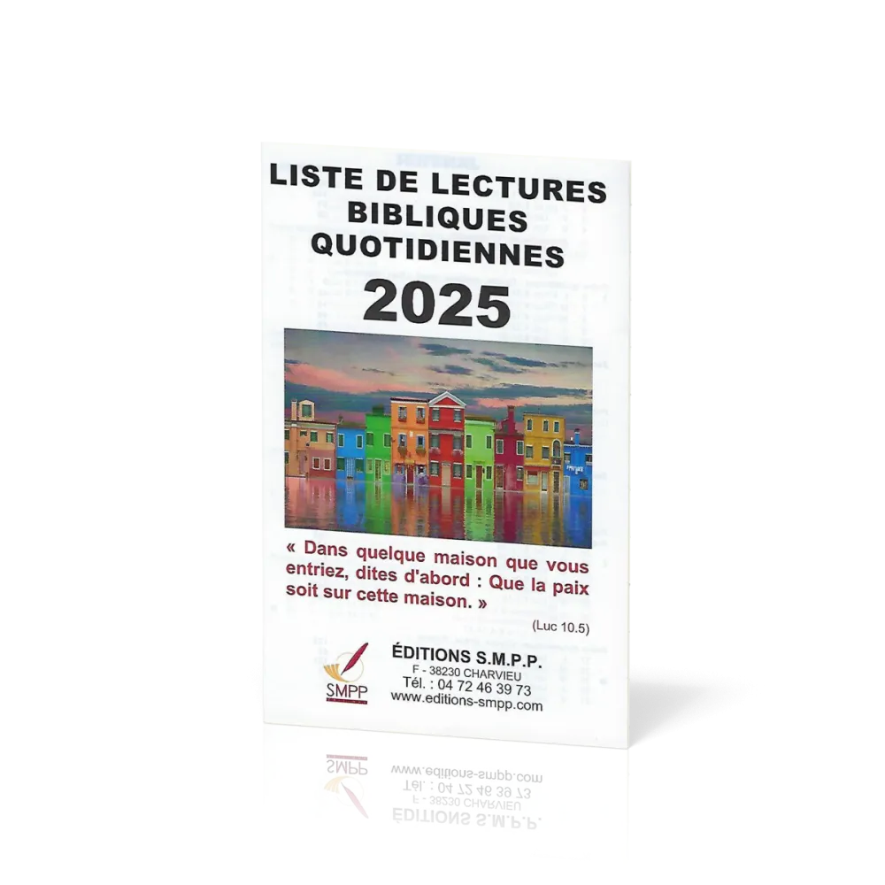 Liste de lectures bibliques 2026