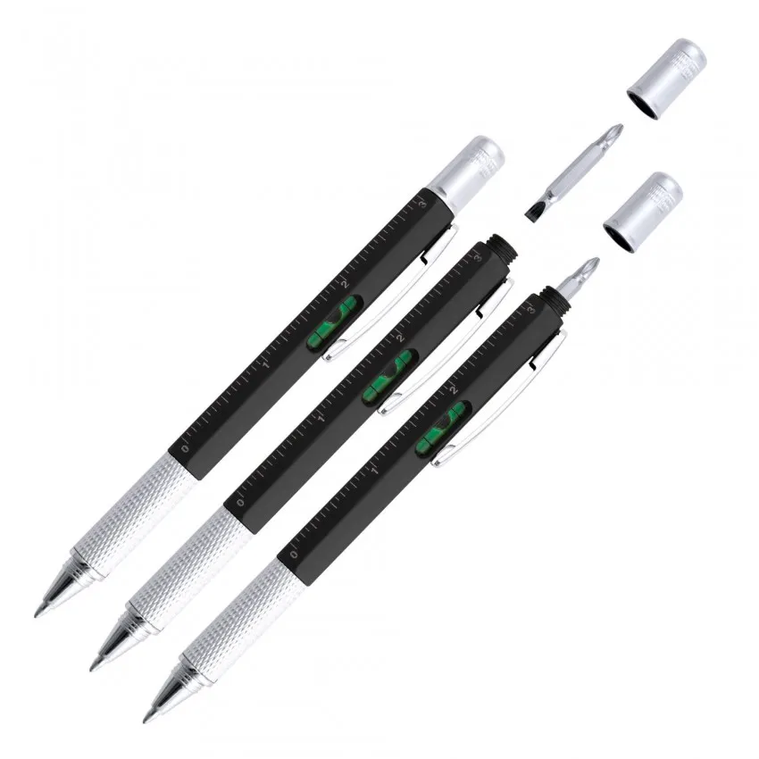 Stylo multi-outil noir "Le Seigneur est ma force"