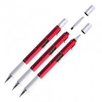 Stylo multi-outil rouge "Le Seigneur est ma force"