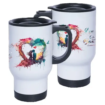 Tasse isotherme - "L'Amour est bonté." 1 Corinthiens 13.4