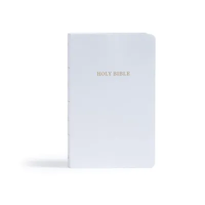 Anglais, Bible KJV, similicuir, blanche, Gift & Award
