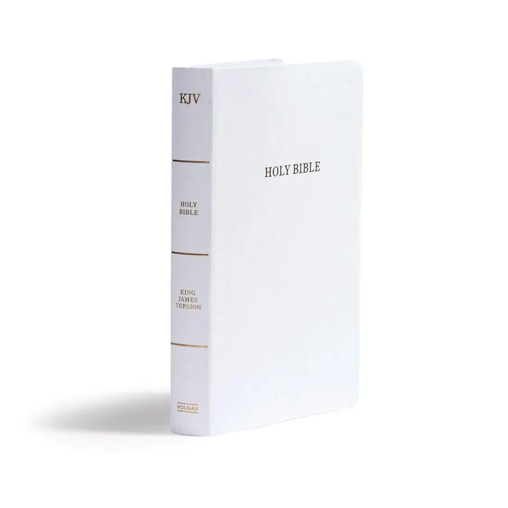 Englisch, Bibel King James Version, Kunstleder, weiss, Gift & Award