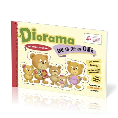 Diorama de la famille ours (Le) - Paper toys