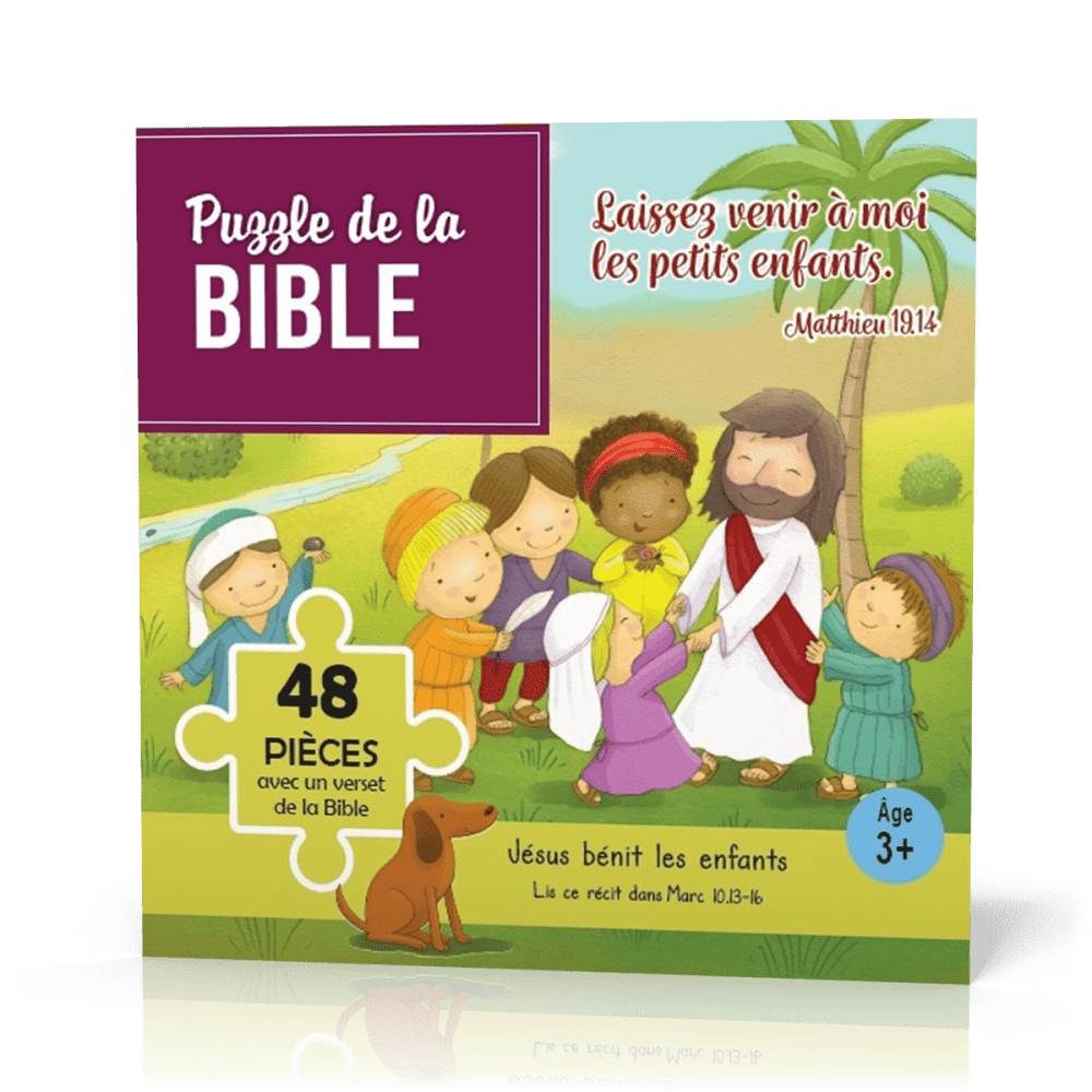 Puzzle Jésus bénit les enfants - Laissez venir à moi les petits enfants