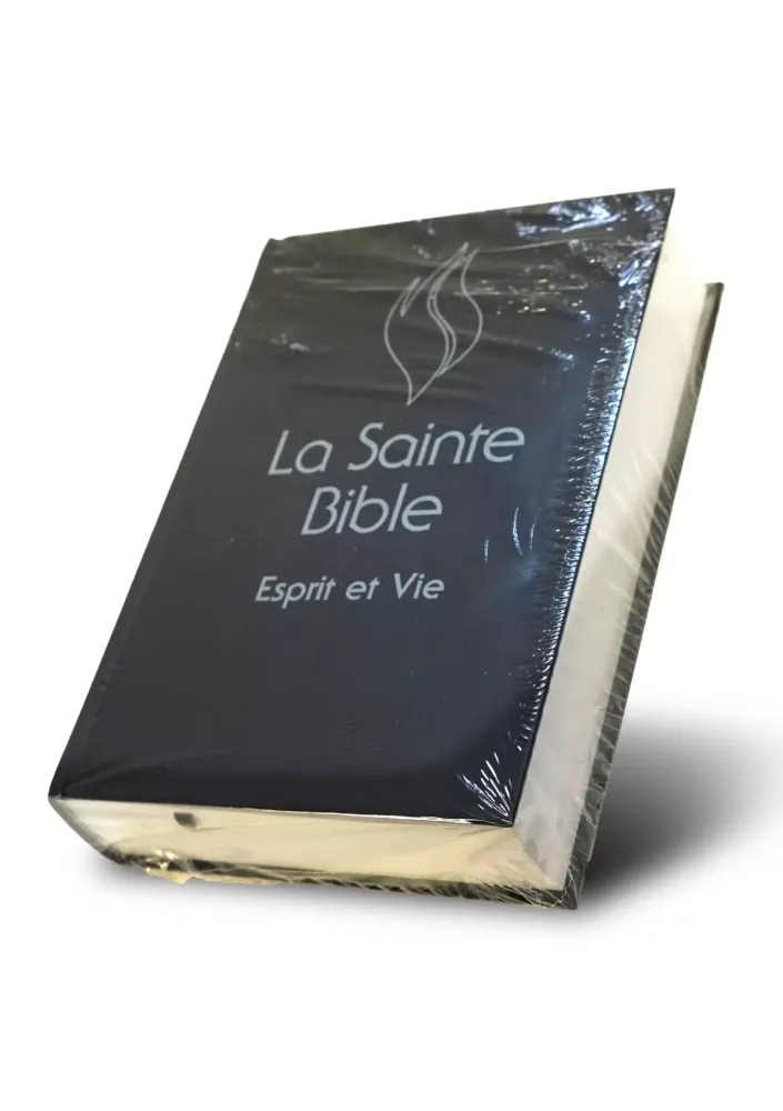 Bible Segond 1910 Esprit et Vie - rigide,toilé, noire