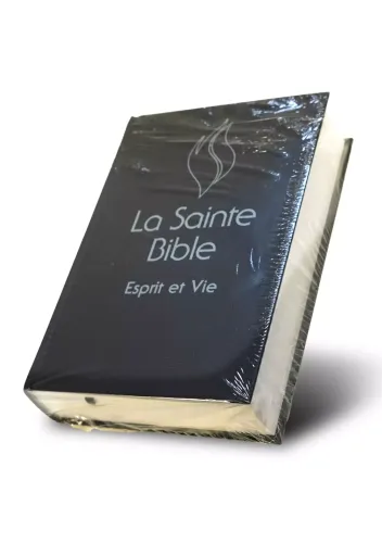 Bible Segond 1910 Esprit et Vie - rigide,toilé, noire