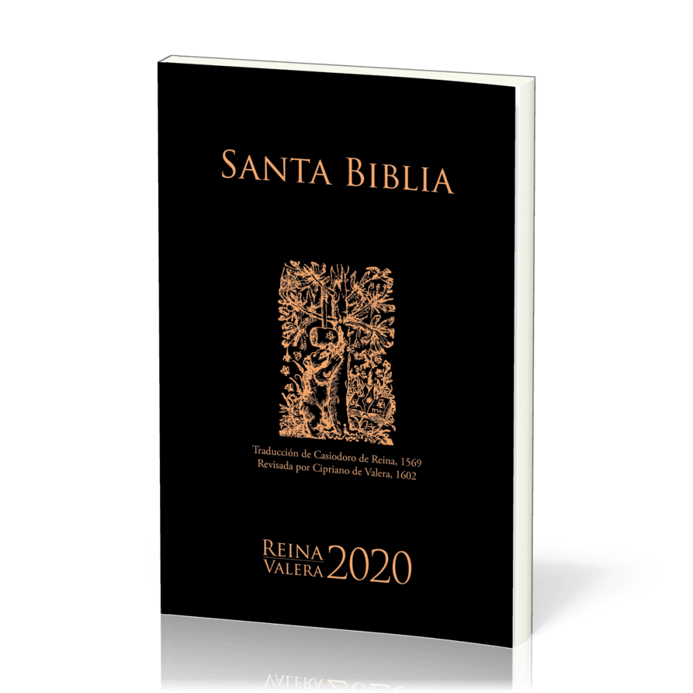 Espagnol, Bible Reina Valera 2020, Bible d'évangélisation, brochée, noire