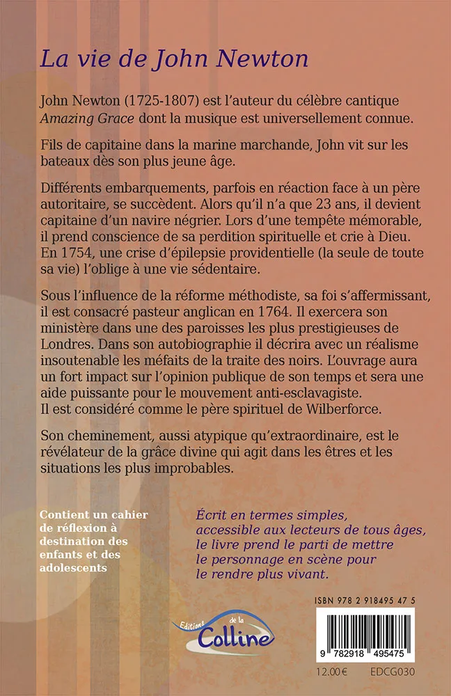 Grâce Infinie - La vie de John Newton