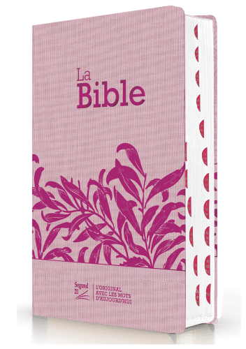 Bible Segond 21 compacte (Premium Style) - couverture souple toile rose