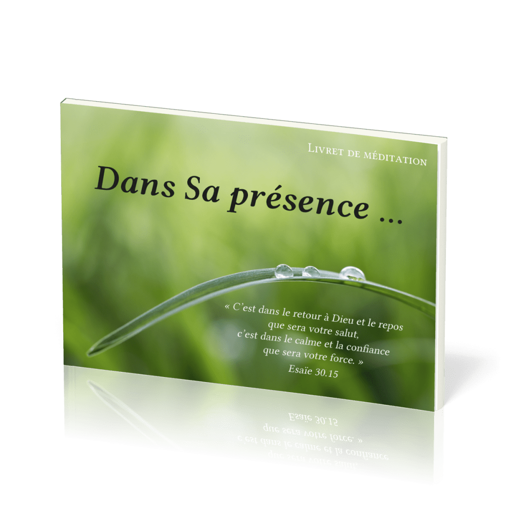 Dans Sa présence… - livret de méditation + audios en CD et téléchargement