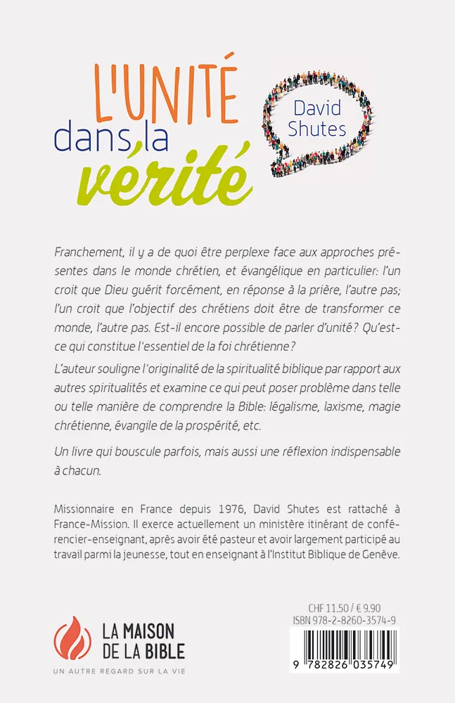 Unité dans la vérité (L') - Un défi actuel pour les chrétiens
