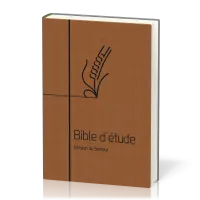 Bible d'étude Semeur 2015 - couverture souple brune, marron, tranche blanche