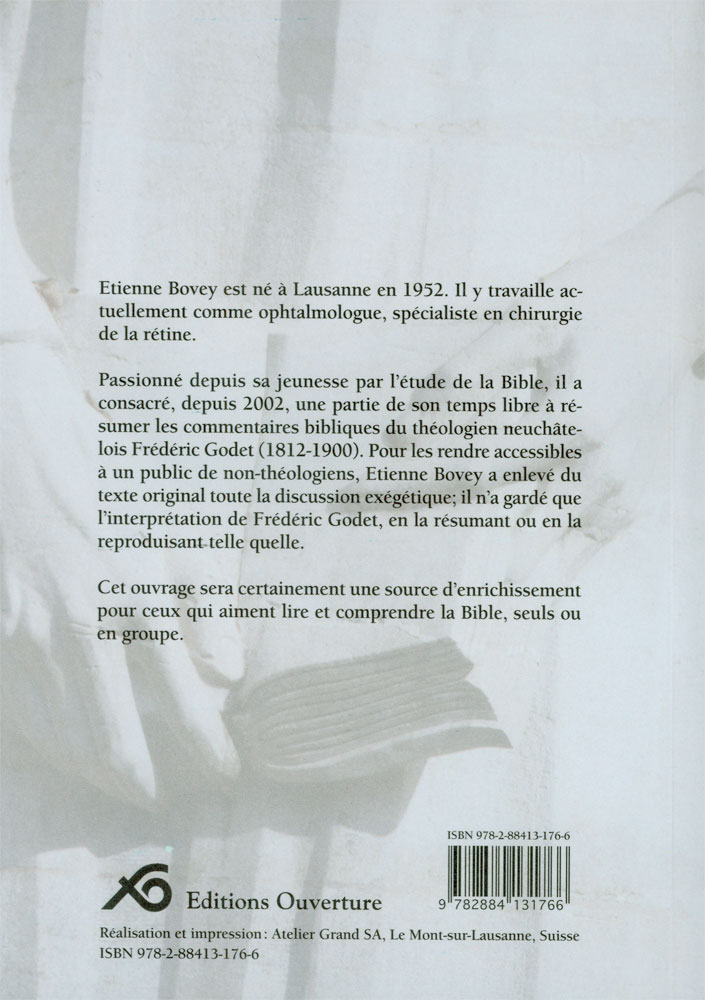 ÉVANGILE DE JEAN (L') (RÉSUMÉ DU COMMENTAIRE DE GODET)