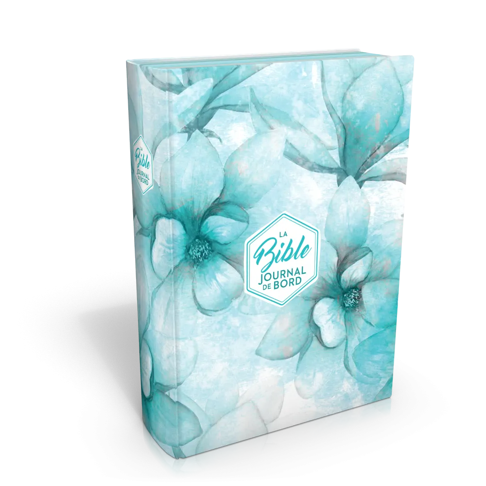 Bible Segond 21 Journal de bord - couverture rigide, toile imprimée motifs, jaspage tranches