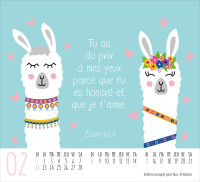 Petits amis - Mini calendrier de table