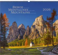 Berge dreisprachig: Deutsch, Französisch, Englisch - Wandkalender