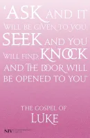 Anglais, Évangile de Luc NIV, rose - Gospel of Luke NIV