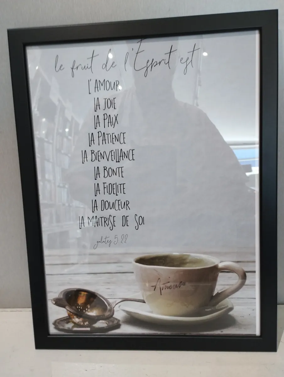 Cadre Le fruit de l'Esprit 30x42