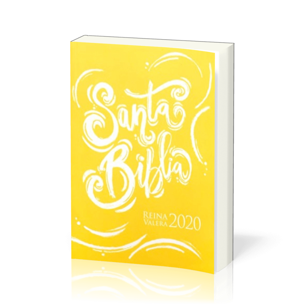 Espagnol, Bible RVR2020, Jaune, Edition de poche