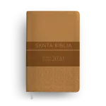 Espagnol, Bible RVR2020, Ultrafine, Similicuir, marron